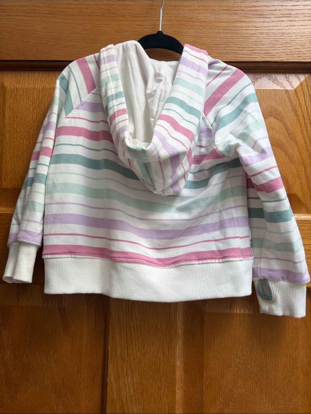 Little Sleepies PLAY 18-24 Month Toddler Girls Striped Zip Hoodie - Picture 4 of 4
